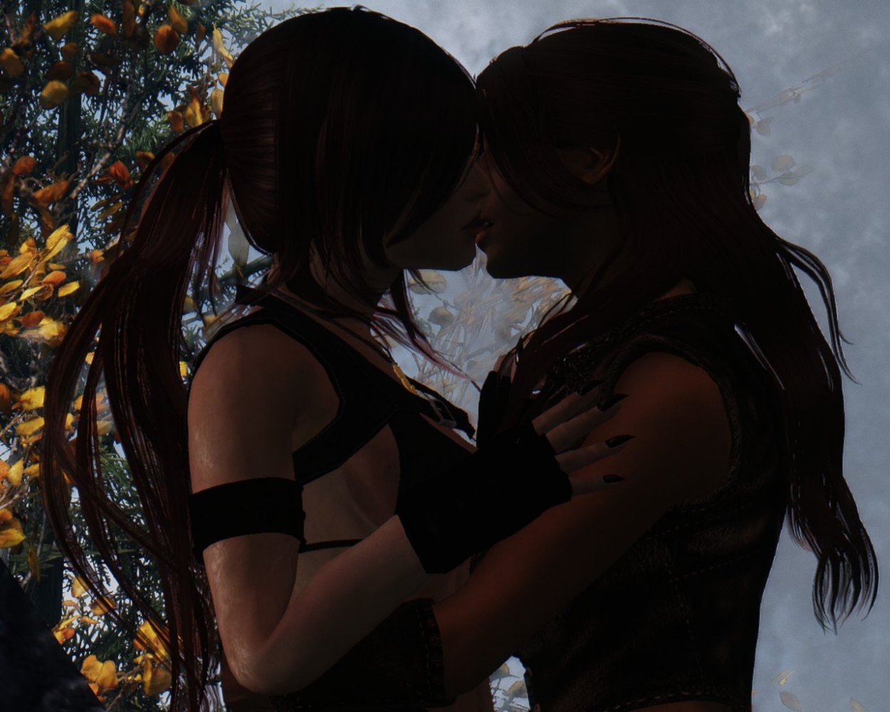 Девушки целуются (58 фото) 